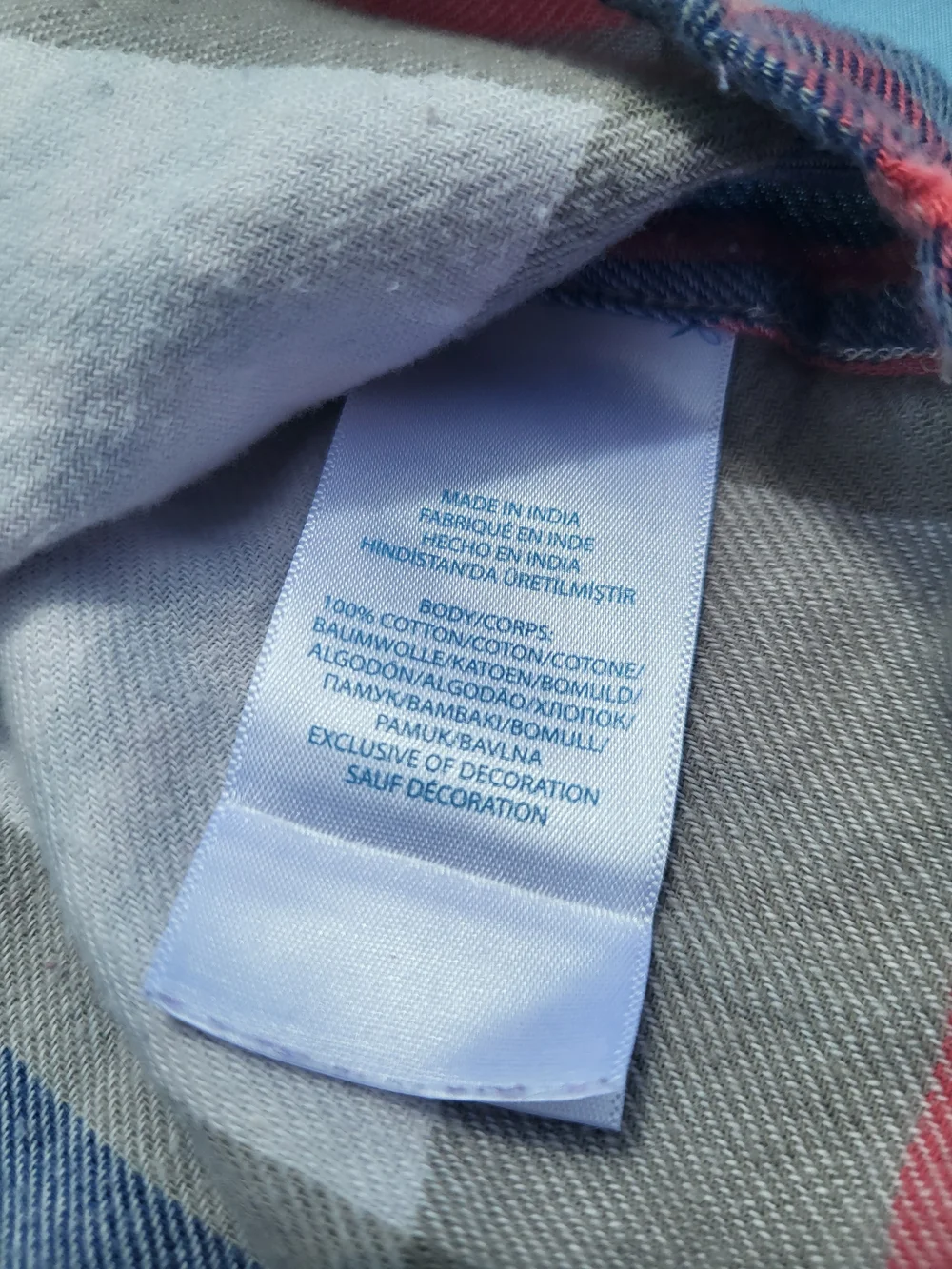 Polo by Ralph Lauren Plaid Button-Front Kids Shirt - Blue, Gray & Red